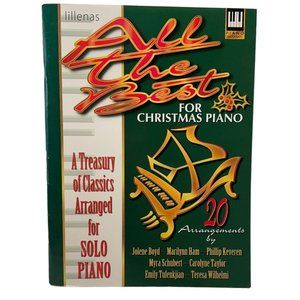 All the Best Christmas Solo Piano Songbook Sheet Music 20 Songs Carols 2002